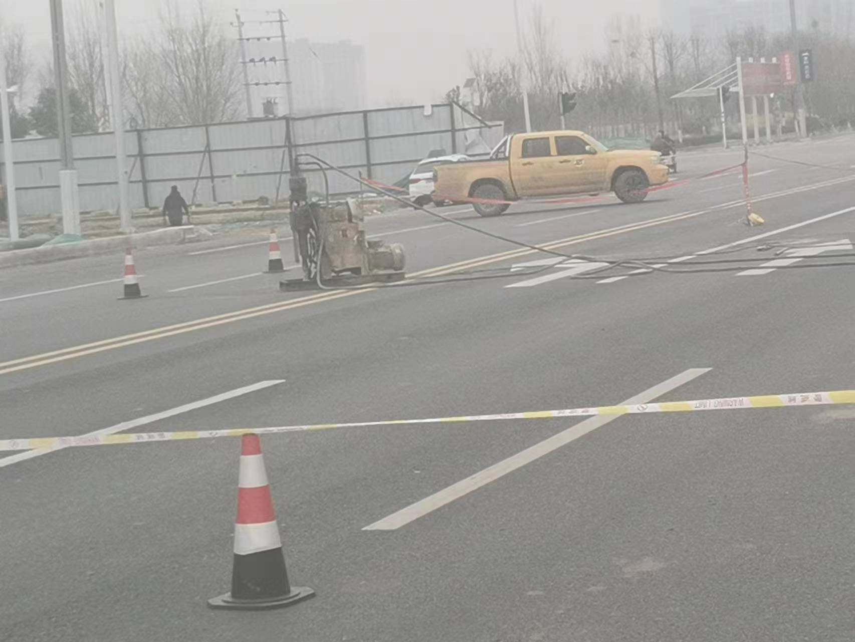 休宁马路注浆